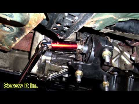 Replacing The Rear Motor Mount for Chevy Prizm/Geo/Corolla by Dropping the Cross-Member