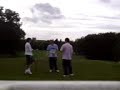 Tripple Happy Gilmore golf shot