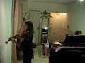 The last rehearsal before the second round of my violin competition.
