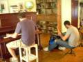 Our little family concert (with tiny drums)