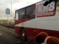 KR8 bus on the road,2