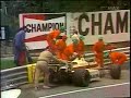 Gran premio de Monaco 1983 F1 GP super arrows crash