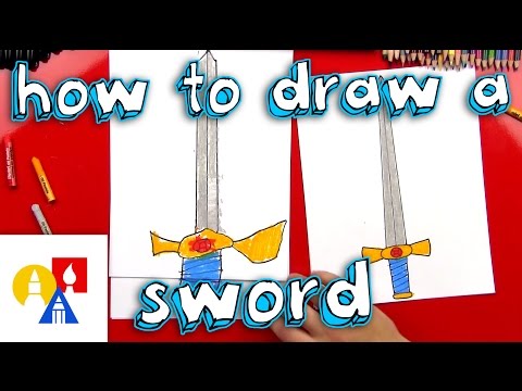 video-linktoworks-How To Draw A Sword With A Ruler (for young artists) - YouTube