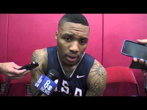 Damian Lillard Team USA Camp Day 1
