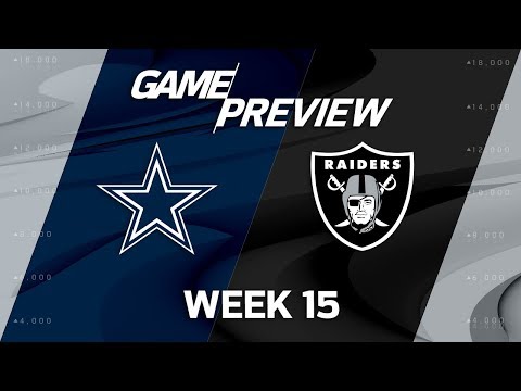 Video: Dallas Cowboys vs. Oakland Raiders | NFL Week 15 Game Previews | MTS