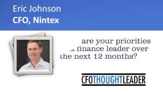 My 12-Month CFO Priorities  Eric Johnson CFO Nintex HD