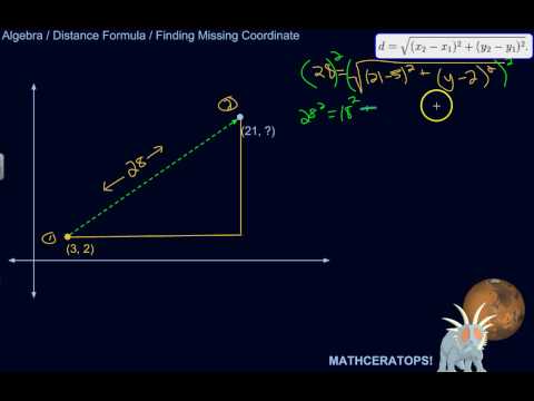 how to use the distance formula