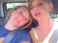 Me Melissa and Nikki in the car!