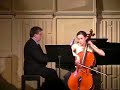 fall 2006 music department student recital: emma strong performs chant du menestrel by alexander glazunov on cello accompanied by randall fusco on piano.