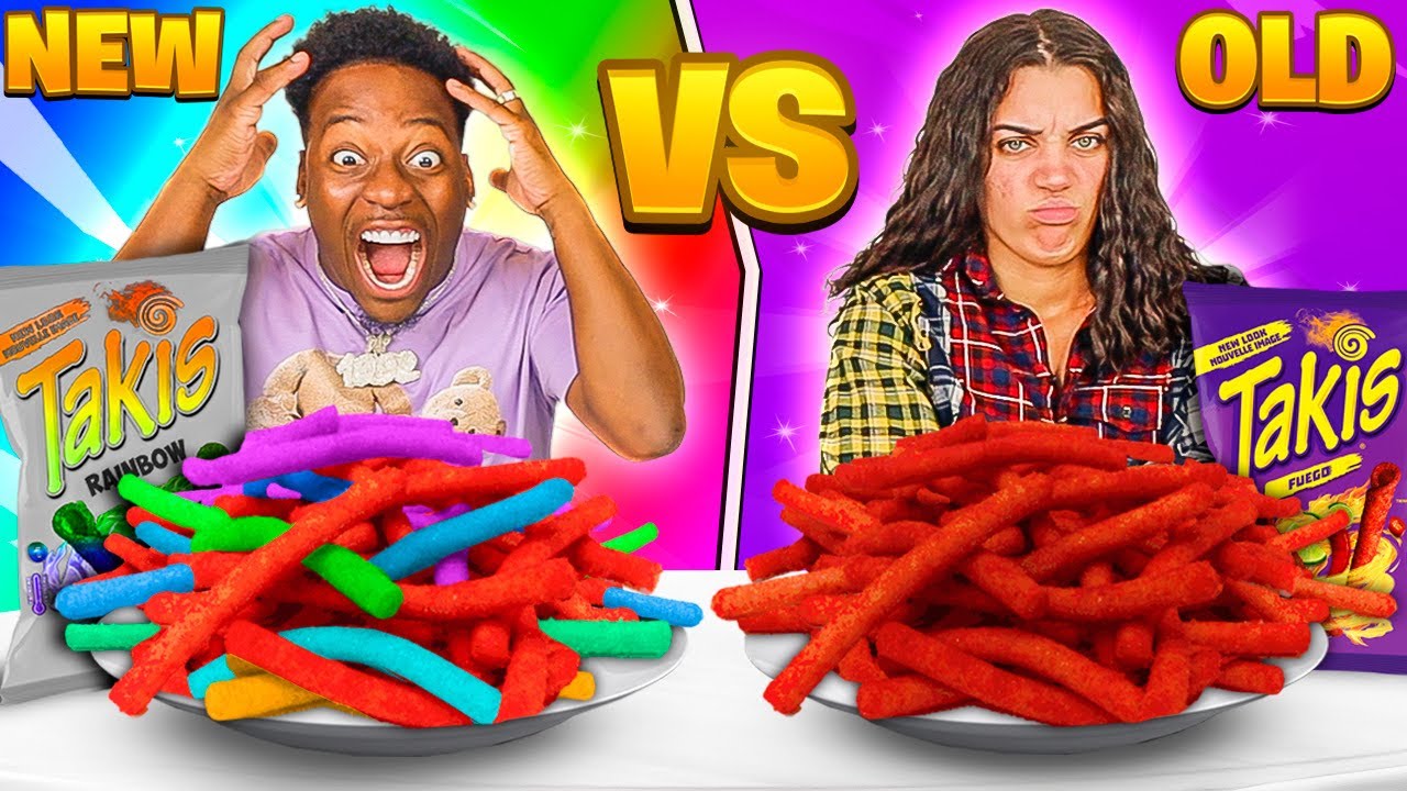 NEW VS OLD FOOD CHALLENGE #2
