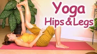 20Minute Yoga for Beginners Relaxing Hip & Leg Routine