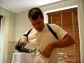 prosthetic arm tip  #3: putting on a dress shirt and tie