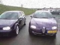 Alfa 147 1.9 JTD and Volkswagen Golf TDI (red D and I)