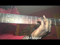 Sexion d'assaut - Avant qu'elle parte guitare + tutoriel by Sean