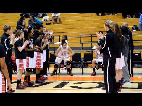 Girls Basketball St. Johns vs. Nazareth New York 1/21/2013
