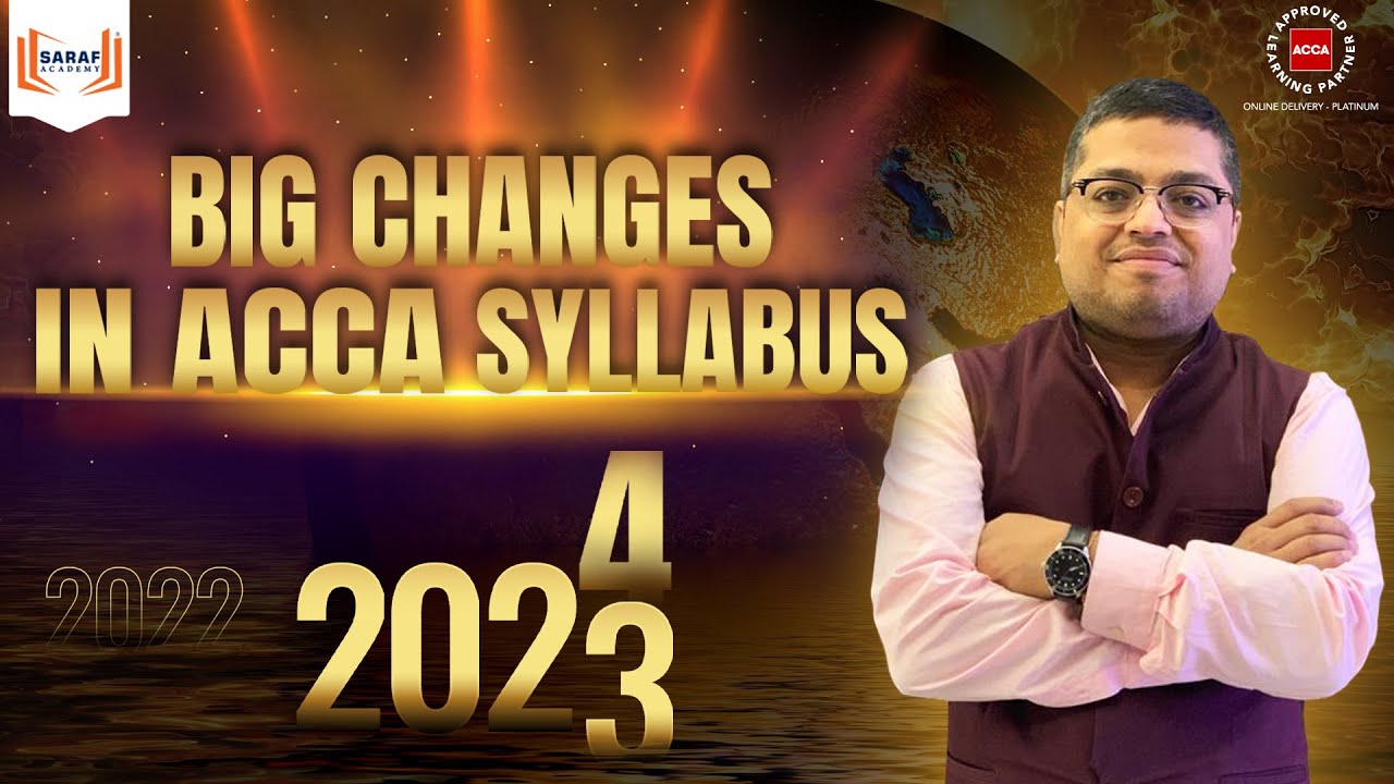 ACCA FULL SYLLABUS CHANGE  |  2023-24 EXAMS