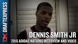 Dennis Smith Interview and Highlights from 2016 Adidas Nations