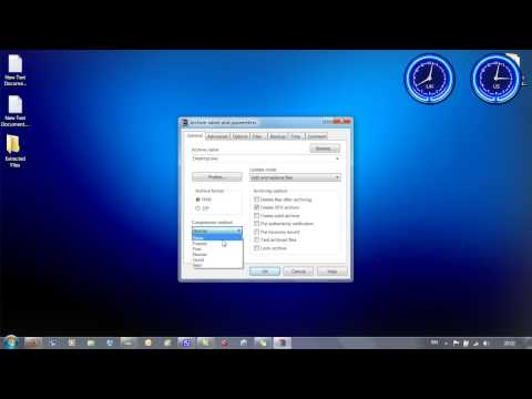 how to create self extracting zip with 7zip
