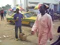 Driving through Serekunda, The Gambia, Africa