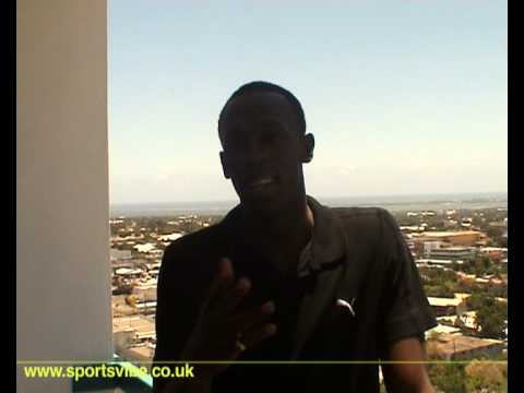 Usain Bolt video shout