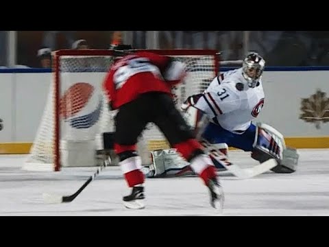 Video: Carey Price in desperation gets shaft of stick on Matt Duchene shot