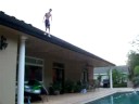 Front flip off roof