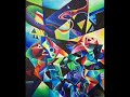 Piano concert opus 42 Arnold Schoenberg part 3 and my painting