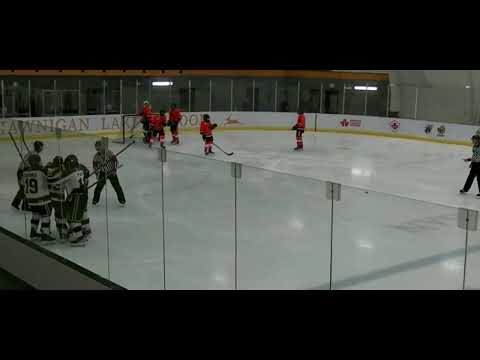 Liam #6 (White) scores second goal against North Shore Warriors in CSSHL U17 Prep. Sept 24, 2023