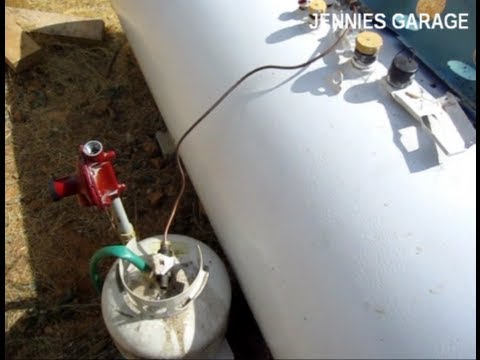 how to bleed off a propane tank