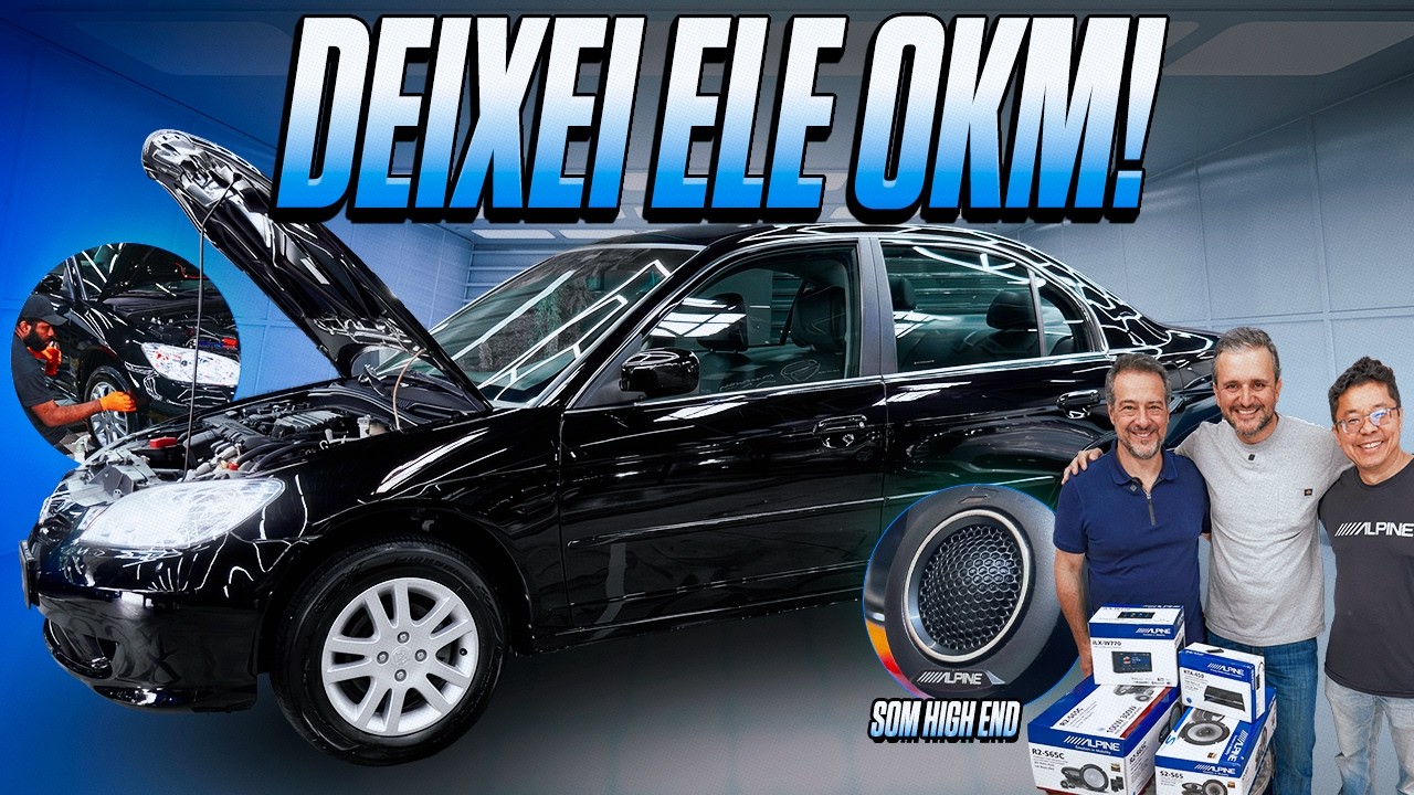 Agora ficou 0km! Civic do TK com 40mil km!