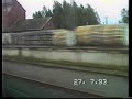 Junassa - Vammalan asemalta Tampereen suuntaan 27.7.1993.