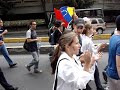 Manifestacion UCV hacia Chacaito