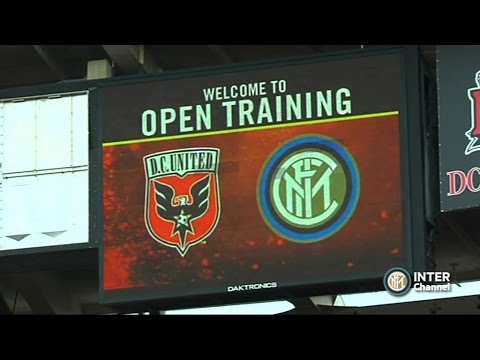 #INTERFORUS CLIP ALLENAMENTI INTER CON DC UNITED 31 07 14