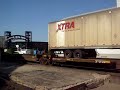 BNSF Warbonnet #738 Leads Piggyback North, Joliet IL.
