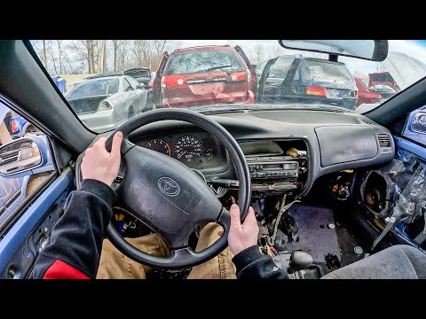 1996 Toyota Corolla (4AT) - POV Test Drive (Binaural Audio)