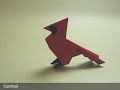 Оригами видеосхема лисы от Rom?n D?az