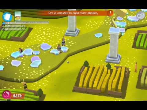 how to collect gems in godus