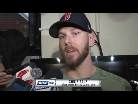 Video: Chris Sale on the Red Sox 8-4 win over the Dodgers in Game 1