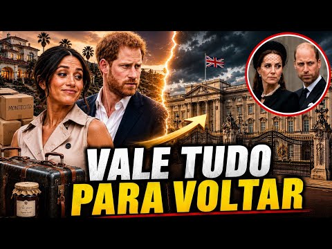 HARRY E MEGHAN TENTAM REVERTER A SAÍDA DA REALEZA, MAS WILLIAM NÃO CEDE