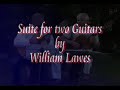 here we are again. 15 years later, less hair, but in return greayer. all three parts of the suite this time.  our interest for this lovely music hasn't at all decreased. our ability to perform it--??? anyway, not even the gnat can stop us from trying. the arrangement is by julian bream.
robert 1st. part, guitar: diter hopf g.c.
tor inge, guitar: antonio raya pardo
we appreciate any comment!!