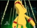 Agumon warp digivolves to rizegreymon from Digimon Data Squad.
