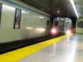 Toronto TTC Train Arrives