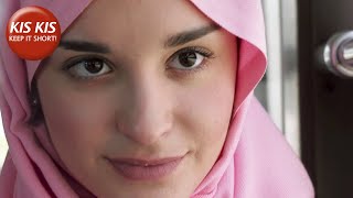 Shy teenager is attracted to a beautiful Muslim gi