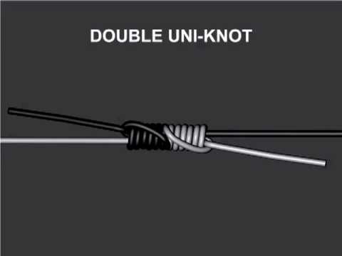 How to connect braided line to mono: The Double Uni Knot