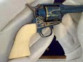 Solid Gold Inlaid Engraved Colt Single Action Miniatures