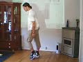 Tommen from Norway shows moonwalk