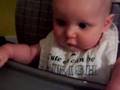 19 1/2 weeks: Nora's first Cereal!