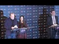 Inma Cuesta y Lluís Homar desvelan en presencia de Enrique González Macho los finalistas a los Premios Goya 2012.