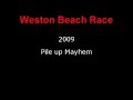 Weston Beach Race 2009 - Massive Moto Crash