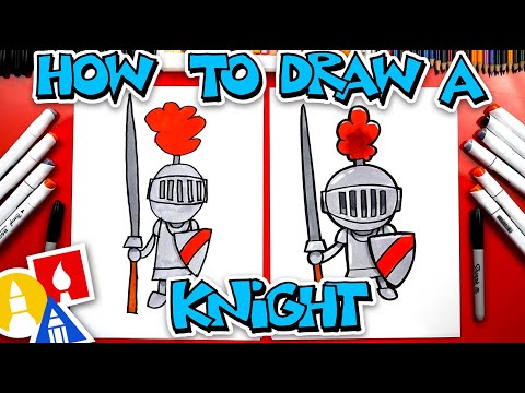 video-linktoworks-How To Draw A Knight In Shining Armor - #stayhome and draw ...